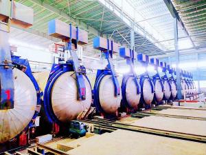 Quality Customized Sand fully automatic autoclave Building Materials Production Line for wood wholesale