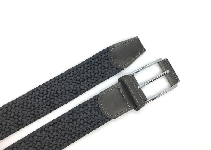 Polyster / PU Material Mens Elastic Stretch Belts Breathable BRACHI
