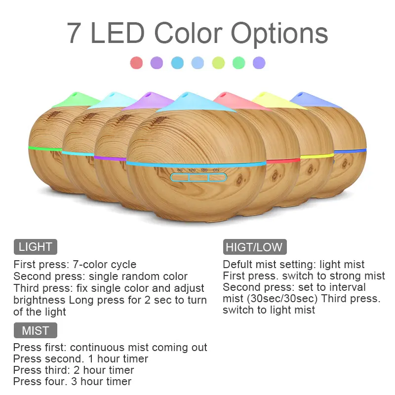 Perfume Air Freshener Wall Plug 200ml Wood Grain Aromatherapy Essential Oil Diffuser Air Scent Diffuser Machine for Home