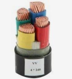 China Copper PVC Armored Cable , Insulated Black Power Cable Insulation on sale