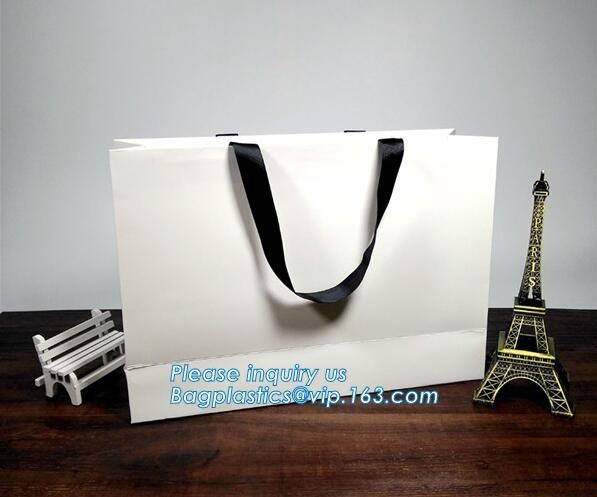 luxury brand paper shopping bag,luxury custom matt paper bag,printed paper carrier bags for clothes,Luxury recycled cust