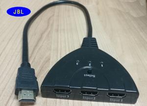 Quality HDMI M to 3 Port HDMI Splitter 3 in 1 out pigtail 1080P 3 input 1 Lead Auto Switch Cable wholesale