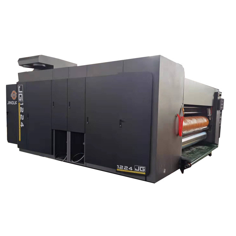 Plc Touch Screen Printing Slotting Die Cutting Machine For Corrugated Carton Box