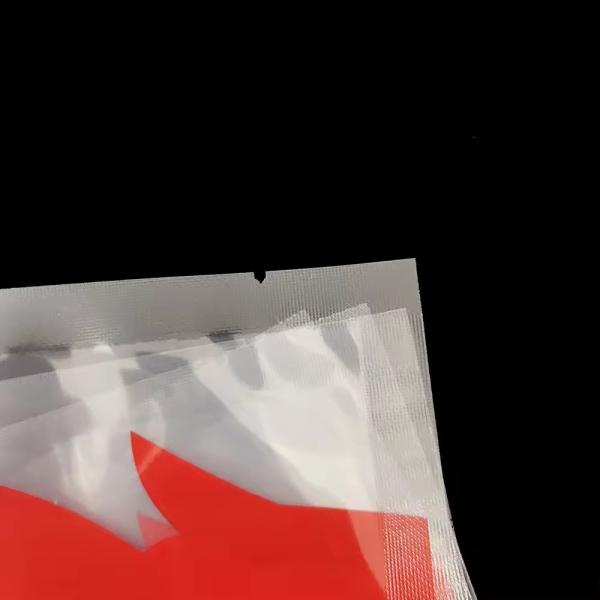 Custom Printed Three Side Seal Bag Nylon Frozen Food Saver Plastic Vacuum Seal Bag For Meat Food