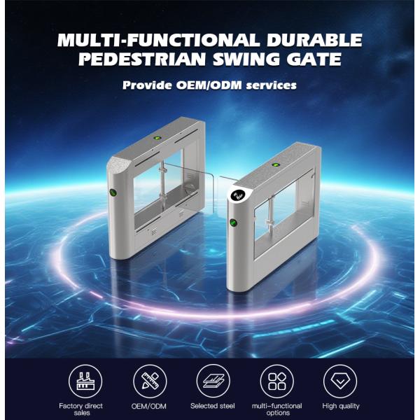 HCW High Security Fully Automatic System Turnstiles Gate Waist Height