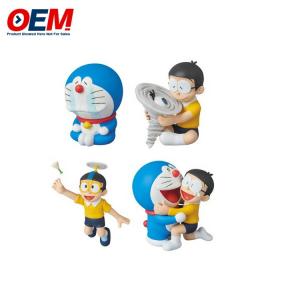 Quality Custom Doraemon Doll Toy Plastic Cartoon Character 3D Toy wholesale