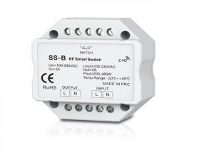 China AC Triac RF Smart LED Light Controller Switch 30m Remote Distance With Relay Output on sale