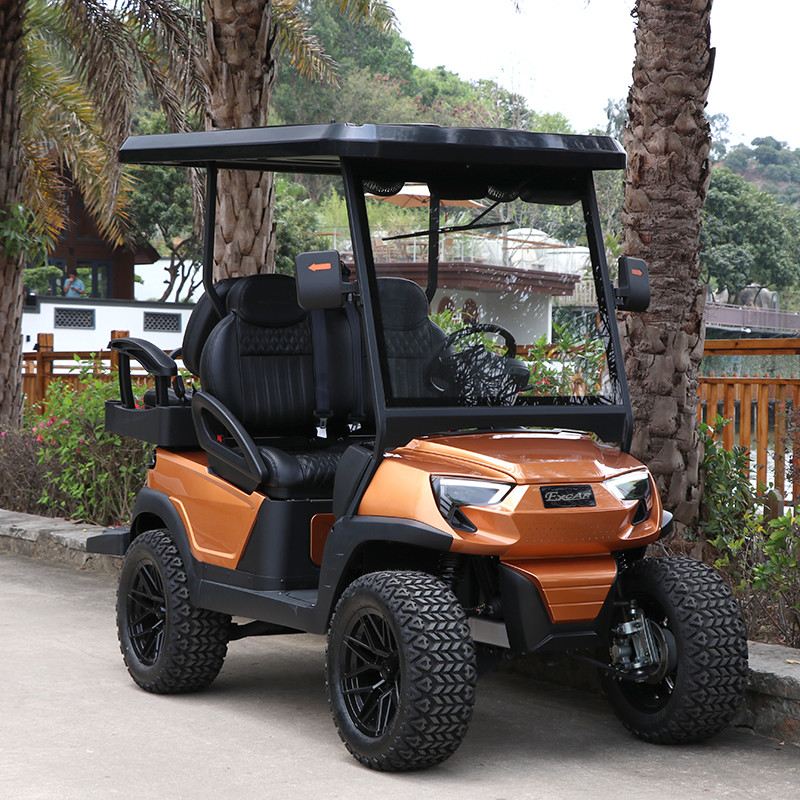 2+2 Seater Lifted Electric Golf Cart For Hilly Landscapes