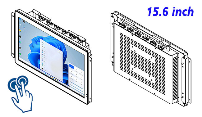 15.6-Inch Windows Touch Interface for Factory Automation, Healthcare Panels, Retail Checkouts, and Digital Information Boards
