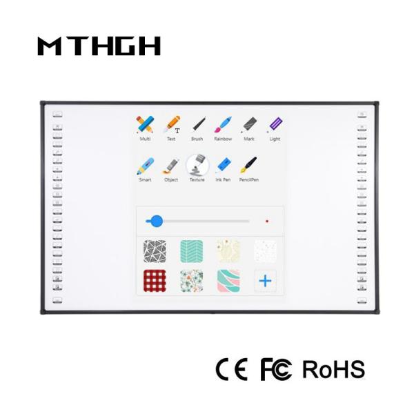 86 Inch Intelligent Infrared Touch Technology Interactive Whiteboard 3840X2160