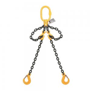 China 18mm Two Leg Chain Sling With Shortening Hooks And Self Locking Hooks on sale