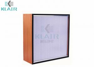 Quality Clean Room Hepa Filters H13 With Particle Board Frame / Aluminium Separator wholesale