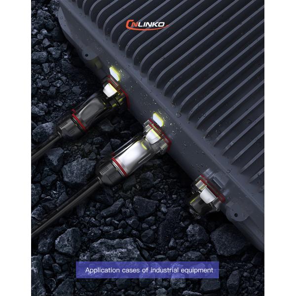 Factory M24 Round USB Connector Plastic Waterproof Panel Mount USB Connector