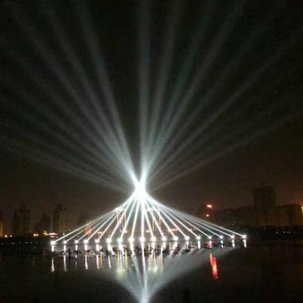 IP54 Rainproof Waterproof Moving Head Light / Moving LED Lights 17R 350W DMX 512