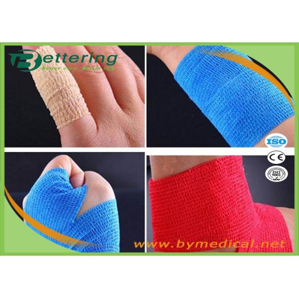 4" Self Adhesive Coflex Bandage Wrap Easy Hand Tearing Non Woven Material