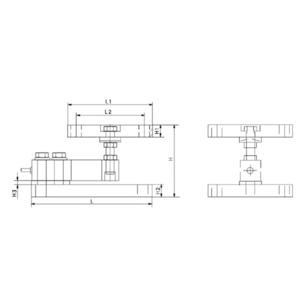 Robust Dynamic Load Cells 500kg to 5T Weighing Sensor Module For Industrial Tank And Silo Weighing
