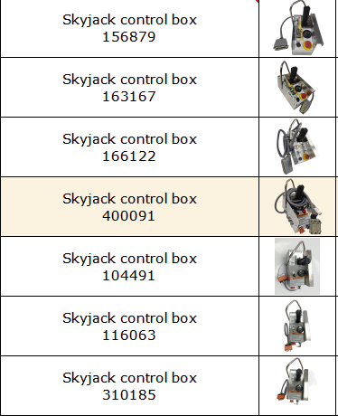 Skyjack Control Box 212637 Model with 1Year Warranty and 4 kg Weight for Platform Control