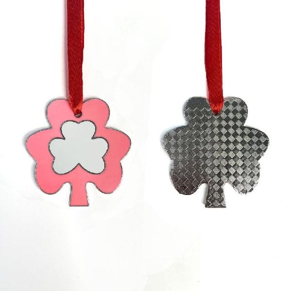 Sublimation Christmas Gift Ideas Christmas Tree Pendant Customized Photo Christmas Ornaments