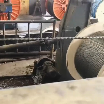 9mm fiber core Galvanizing treatment High-carbon steel wire rope Marine wire rope