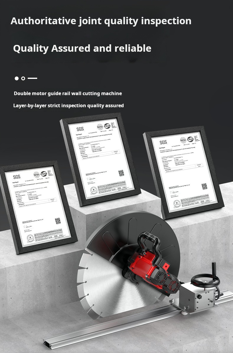 Electric Track-type Concrete Wall Cutting Machine 280mm Electric Wall Cutting