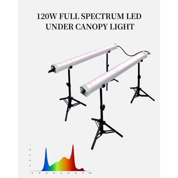 100W 150W 120W Under Canopy Grow Lights 4ft Full Spectrum LED Grow Lights