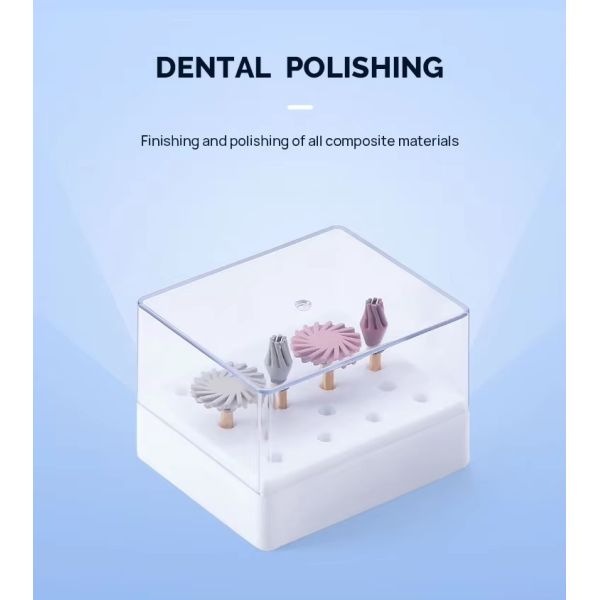 Dental Composite Polishing Burs Kit Professional Dental Polishing Tools for Composite Materials