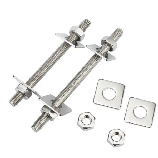 Din938 Full Thread Stud Bolts Nickel Alloy 825 High Strength Bolt Grade 8.8 / 10.9 / 12.9