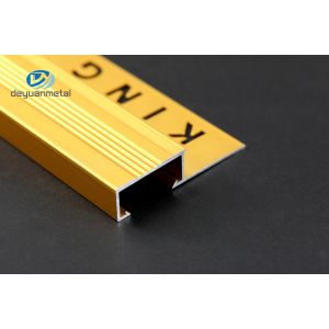 China 6063 Aluminum Ceramic Tile Edging , T5 Aluminum Ceramic Tile Edging on sale