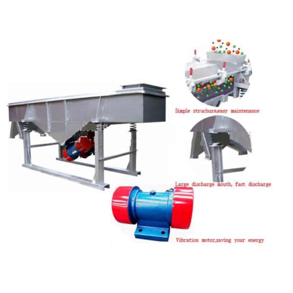 1-5 layers High Frequency new type design linear vibrating screen for yellow peas flour