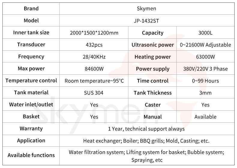 2000 Gallon Ultrasonic Cleaning Bath 28KHz For Large Condenser