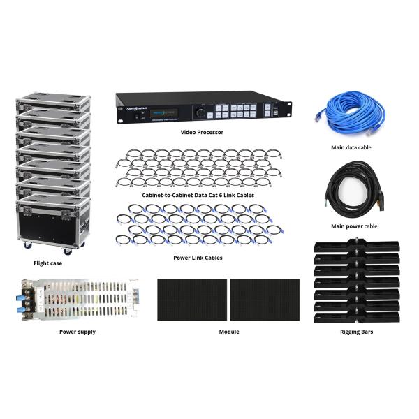 Outdoor P3.91 Rental LED Video Wall Screen Panel For Event Stage Concerts Background