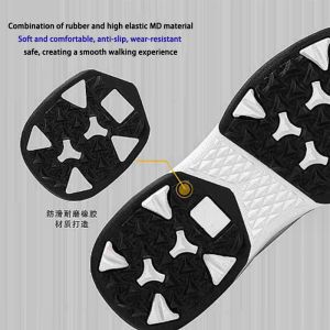 Casual White Mens Sports Sneakers Button Waterproof Fashionable Shoes