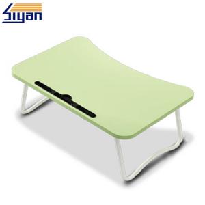 Quality Solid Color Wooden Top adjustable laptop Table For Bed Online wholesale
