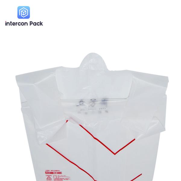 White Polyester Plastic Packaging Bag Recyclable Starch Based Customized Logo