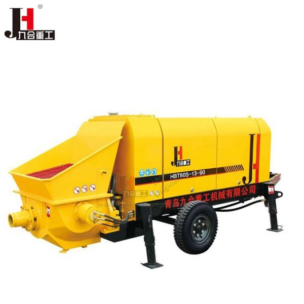 Diesel And Electric Power Type Tow Behind Trailer Stationary Station Concrete Pump Schwing Stetter Concrete Pumps