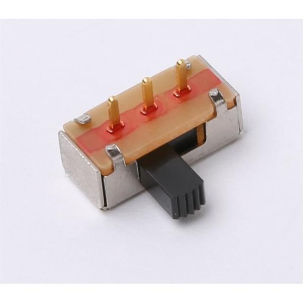 1 Pole 2 Position SPDT Slide Switch SPCC Material With Zinc Plating SK12F01