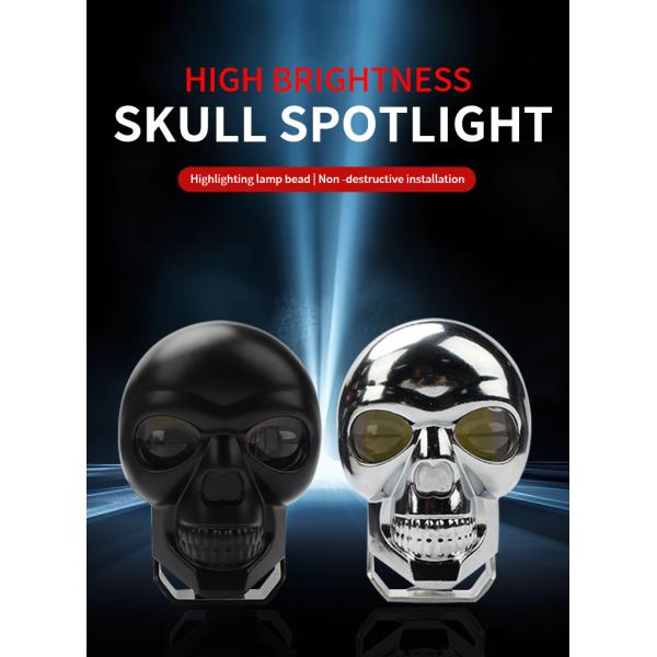 Motorcycle Head Lights 3inch 40W Dual Color LED Spotlight for Skull Headlight Fog Lamp