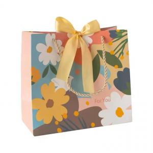 Quality Colorful Art Paper Printed Paper Shopping Bag For Clothing Gift Packaging wholesale