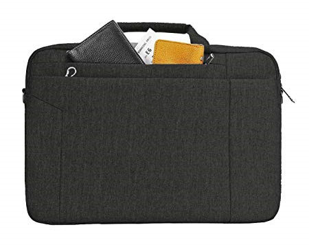 15.6 Inch Womens Laptop Messenger Bag , Canvas Poly Laptop Shoulder Bag