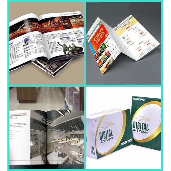 157g 170g Glossy Coated Paper For Business Card 23 x 36inch Good Stiffness