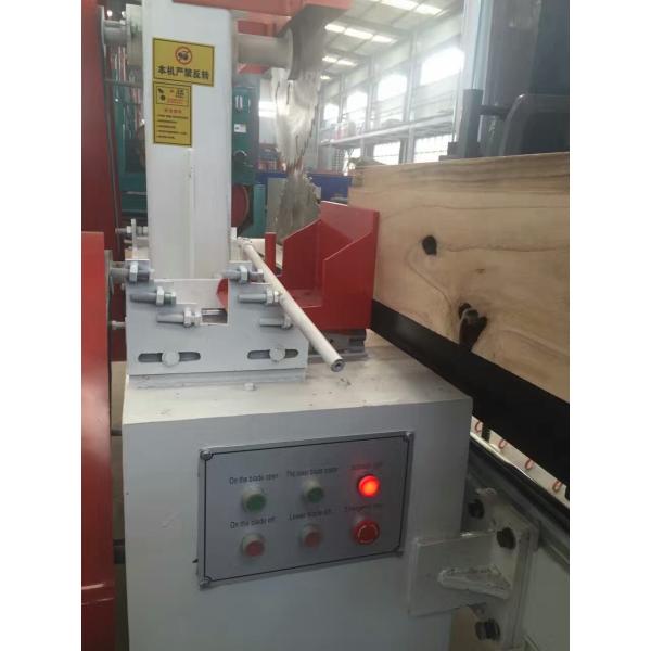 Double blades log sawing machine , electric table saw, Circular Blade Sawmill with carriage