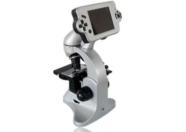 Cheap Educational Teaching Portable Video Microscope LCD Toy Microscope Silver Color for sale