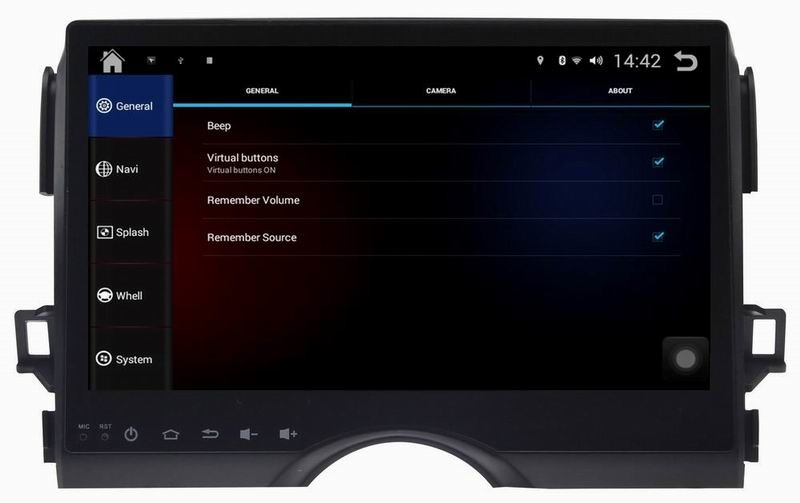 Ouchuangbo car pc dvd stereo pure android 4.4 for Toyota Reiz 2013 support 3g wifi radio bluetooth hd 1024*600