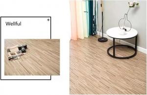 Quality Water Proof 1.5mm PVC Tile Flooring Dry Back with 0.07mm Wear Layer wholesale