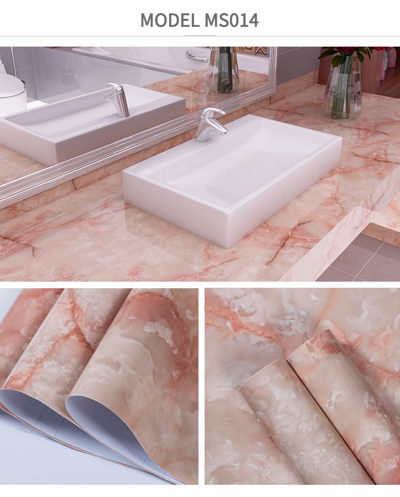 Modern Design High Glossy and Matt Marble Design Water-proof Fire-proof Vinyl Contact Paper for Easily DIY Wall Covering