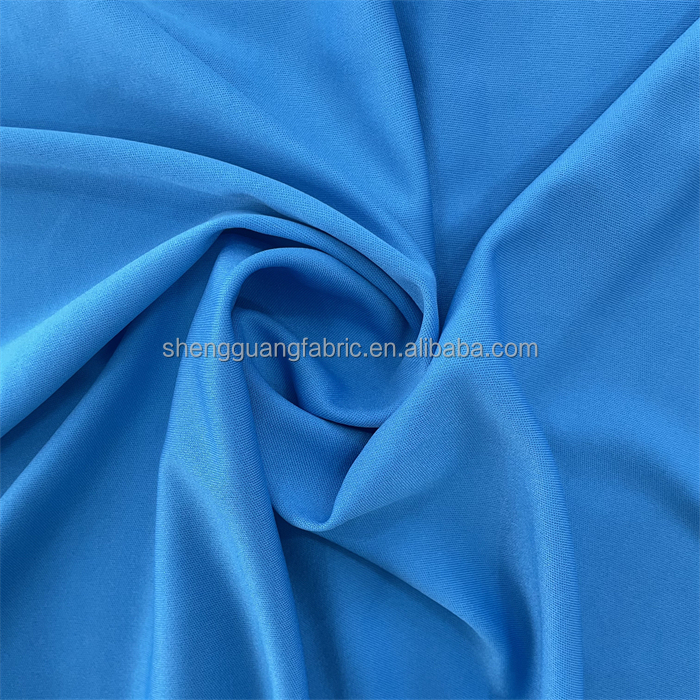 Plain Dyed 100% Polyester Interlock Knitted Fabric for Mousepad Double Lining Fabric
