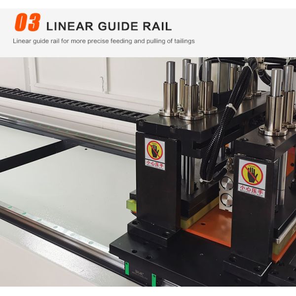 XS-455CNC-2A(2000mm) Double Servo Automatic Crosscutting Machine Cutting Pipe Aluminum