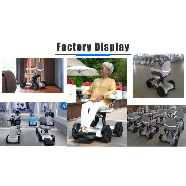 Aluminum Alloy Remote Control Electric Wheelchair Lithium Battery Lift Standing For Elderly