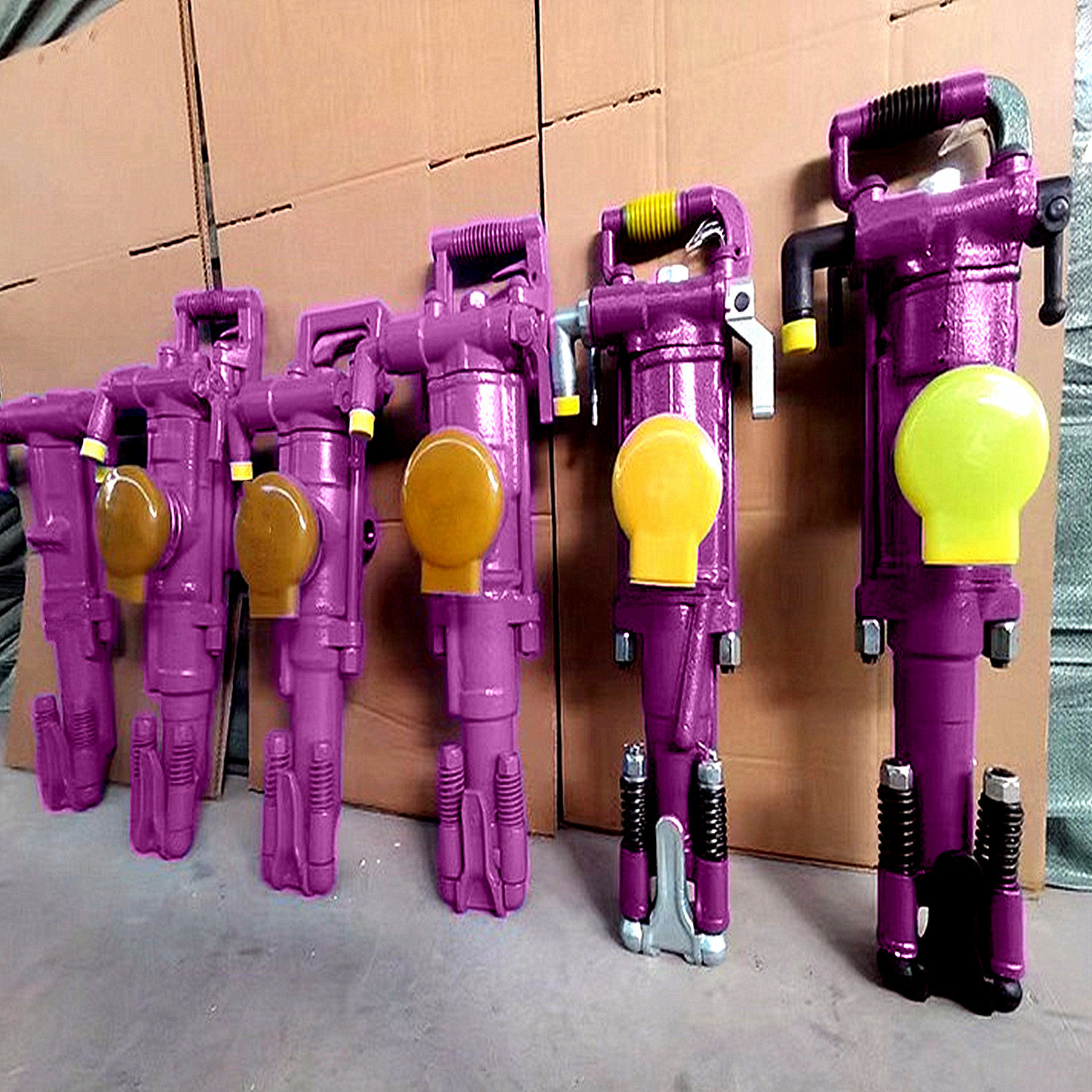 Compact and Powerful Pneumatic Jack Hammer for Small Rock Drilling Machine