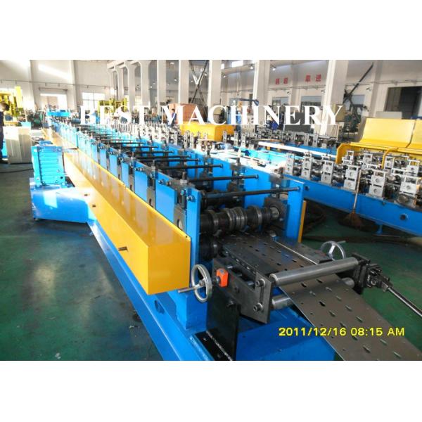 Upright Shelf Frame Storage Rack Roll Forming Machine Profile Type